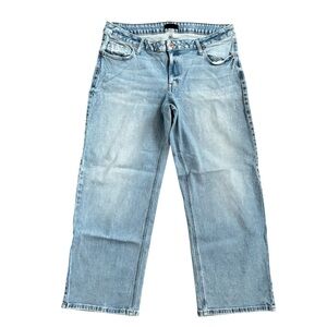 Edge Relaxed Wide Leg Jeans, Size 16W